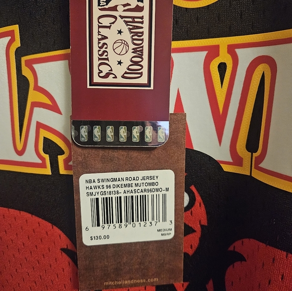 NWT Mitchell & Ness Mutumbo Swingman - Picture 6 of 7